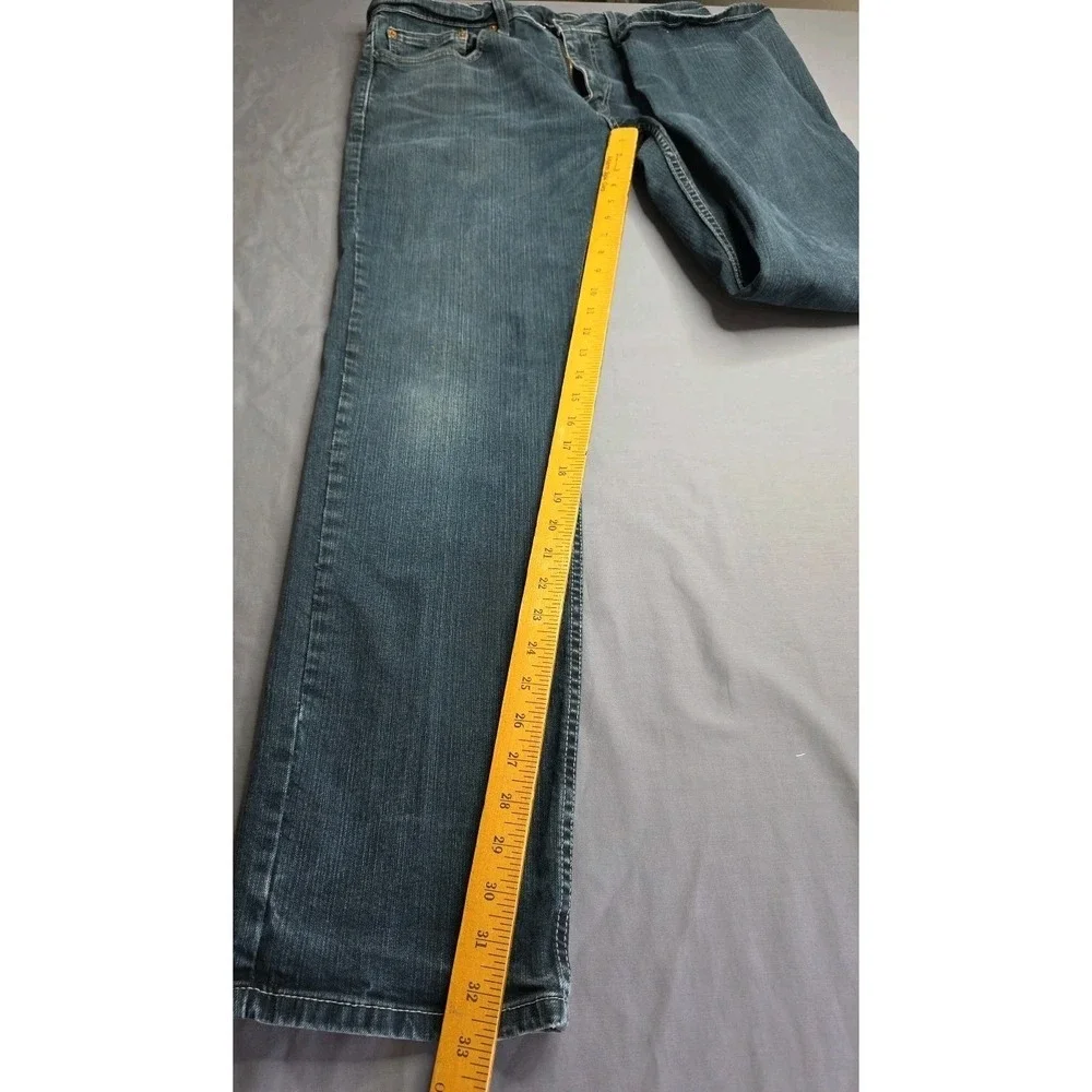 Levi 559 Jeans Mens 32x30 Blue Dark Wash Denim Straight Leg Relaxed Fit